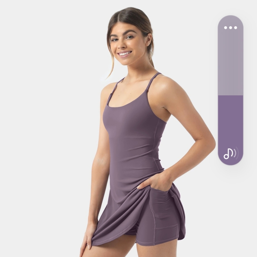 HALARA Women's Mini Dress in Purple